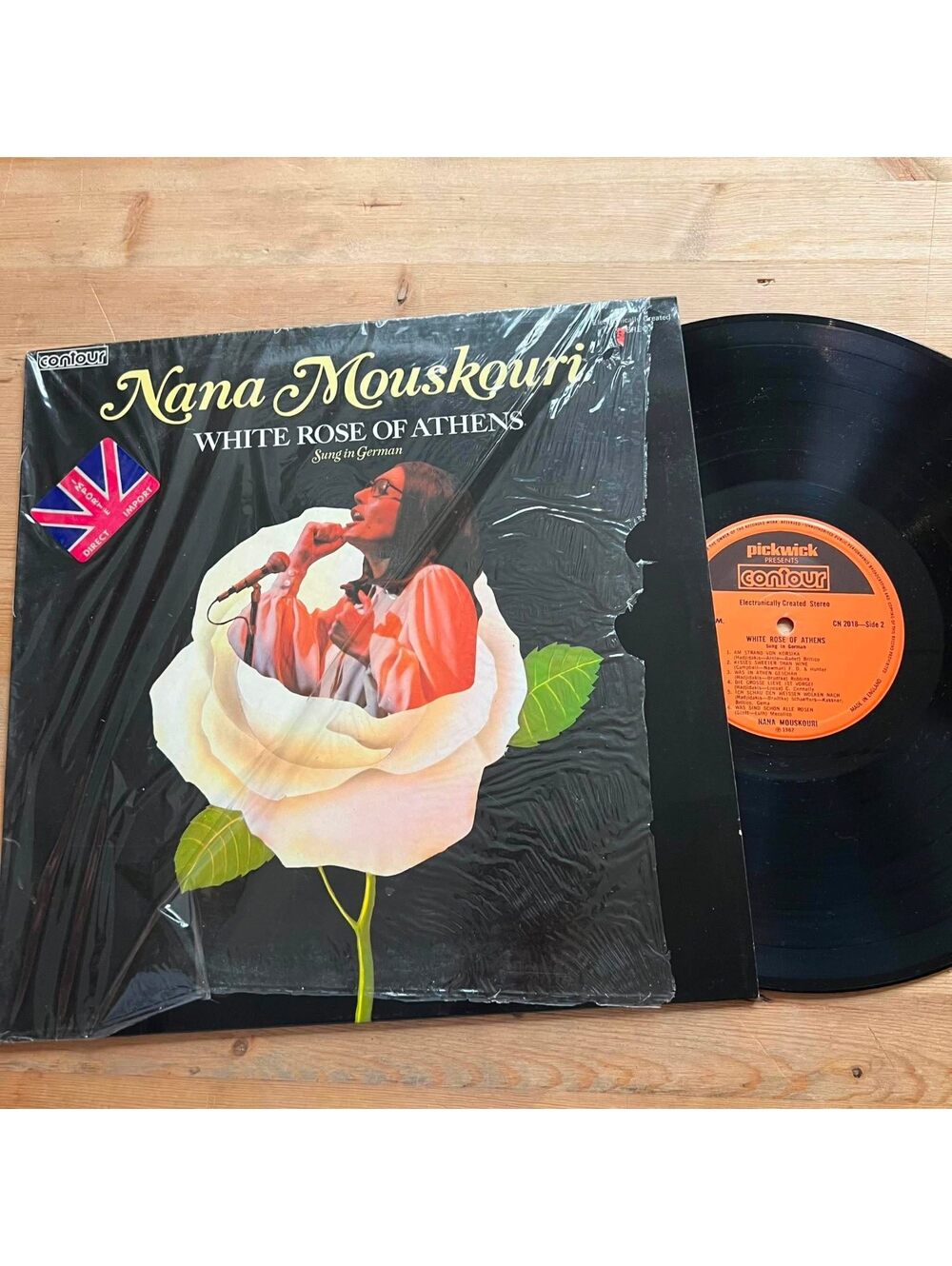 Nana Mouskouri - White Rose of Athens 33rpm VG+ VR20
